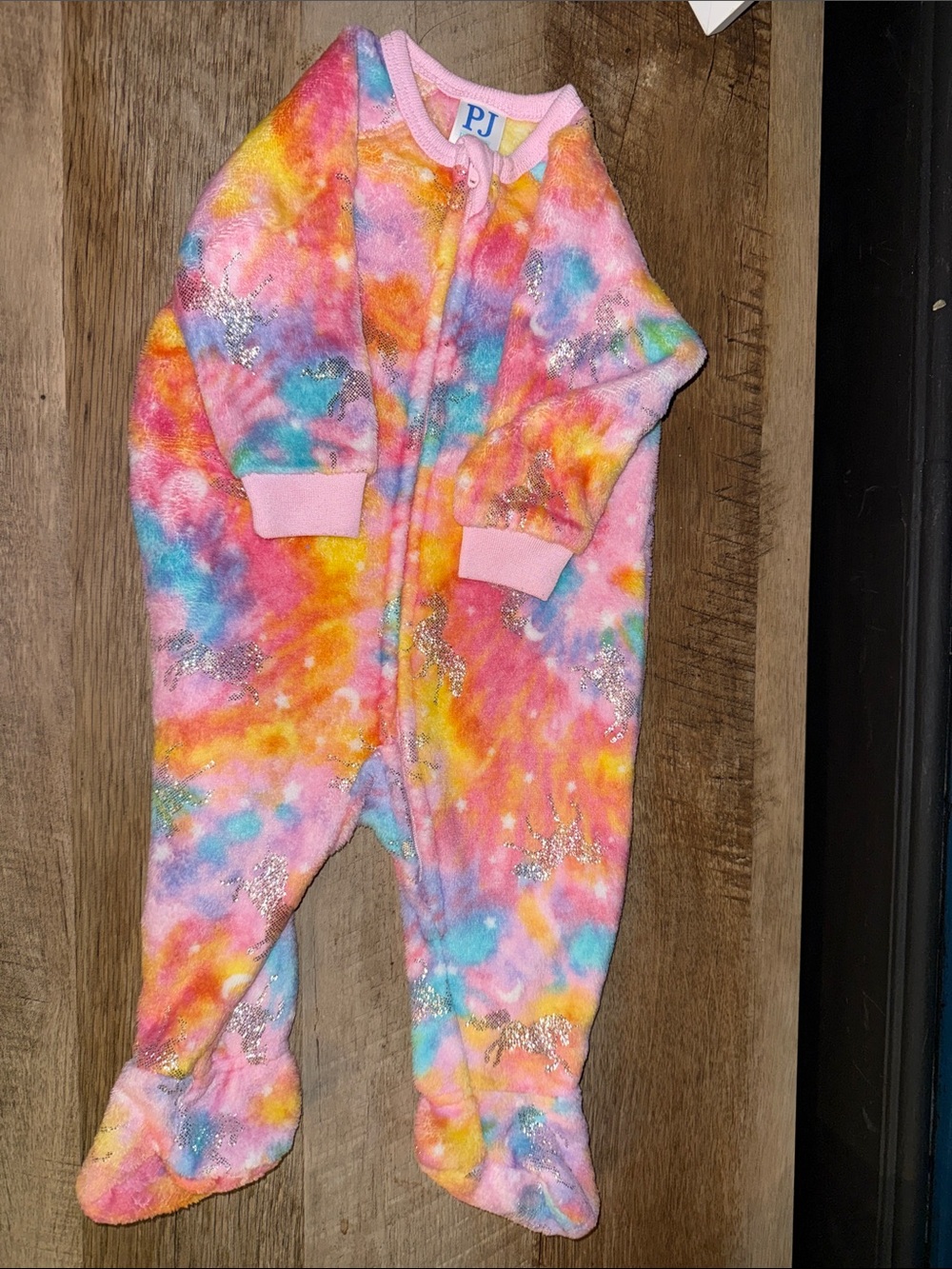 3-6 Month PJ Place Multicolor Zipper Sleeper